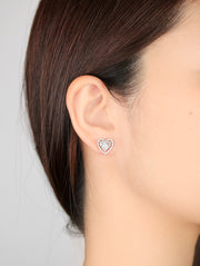 Agatha Diamond Heart Earrings