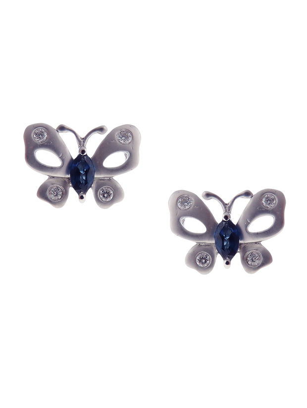 Blu-fly Sapphire Earrings