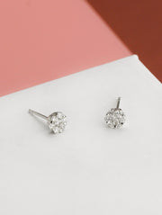 Almost Flora-S Diamond Studs