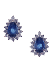 Neptune Tear Drop Round Earring