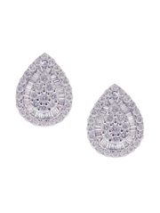 Tears of Goddess Diamond Pave Earrings