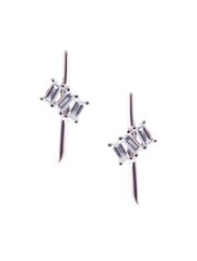 Leo Simple Diamond Ear Crawlers