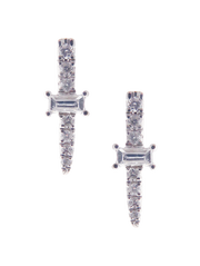 Mod Taper Diamond Earrings