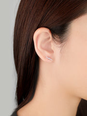 Mod Taper Diamond Earrings