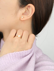 Illusion Baguette Disguise Yellow-Rec Earring