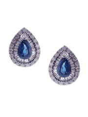 Neptune Tear Drop Baguette Round Earring