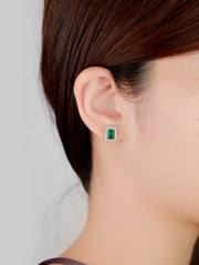 Lufan Emerald Studs