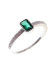 Lufan Emerald-1 Diamond Ring