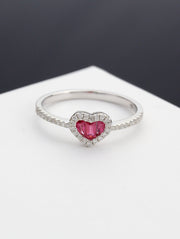 Adora Diamond Heart Ring