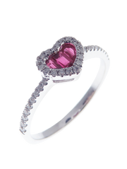 Adora Diamond Heart Ring