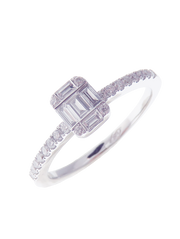 Mai Mini Baguette Diamond Ring