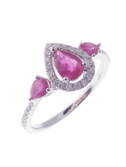 Hera Firey Ruby Tear-3 Ring