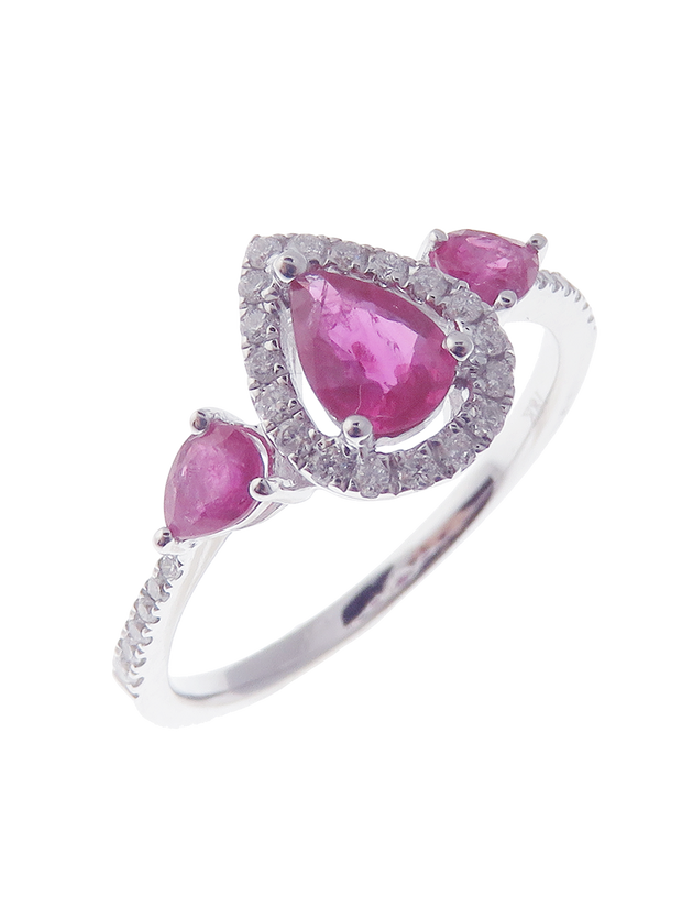 Hera Firey Ruby Tear-3 Ring