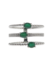 Hermes Oval Emerald-3 Triple Band