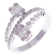 Astro Diamond Baguette Open Ring 3-PC Set