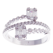 Astro Diamond Baguette Open Ring 3-PC Set