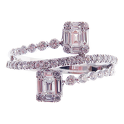 Astro Diamond Baguette Open Ring 3-PC Set