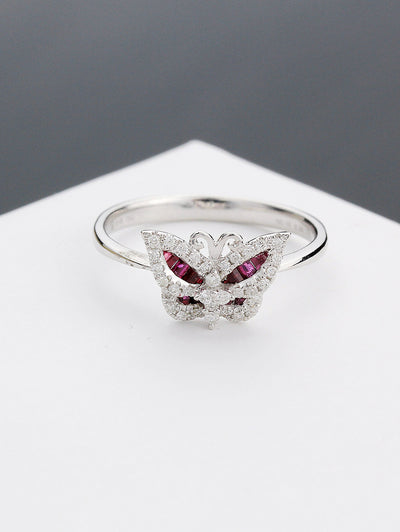 Hera-Fly Ruby Ring