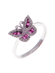 Hera-Fly Ruby Ring