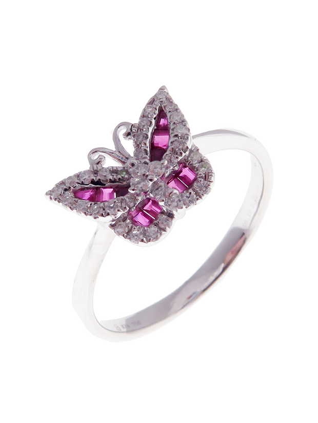 Hera-Fly Ruby Ring