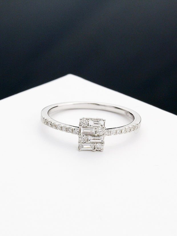 Illusional Diamond-B Ring