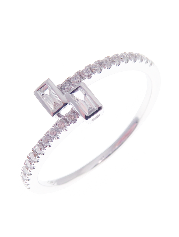 Diamond Baguette-2 Twin-TD Ring