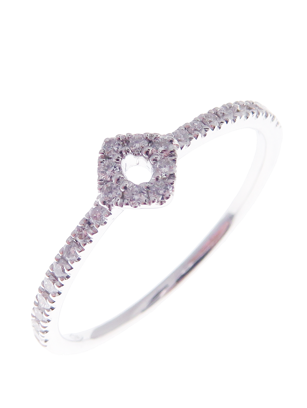 Shapes Dime Diamond-Pave Ring