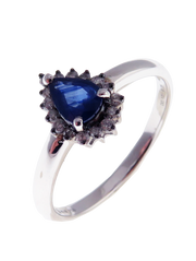 Neptune Tear Drop Round Ring