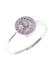 Apollo Baguette Round Ring